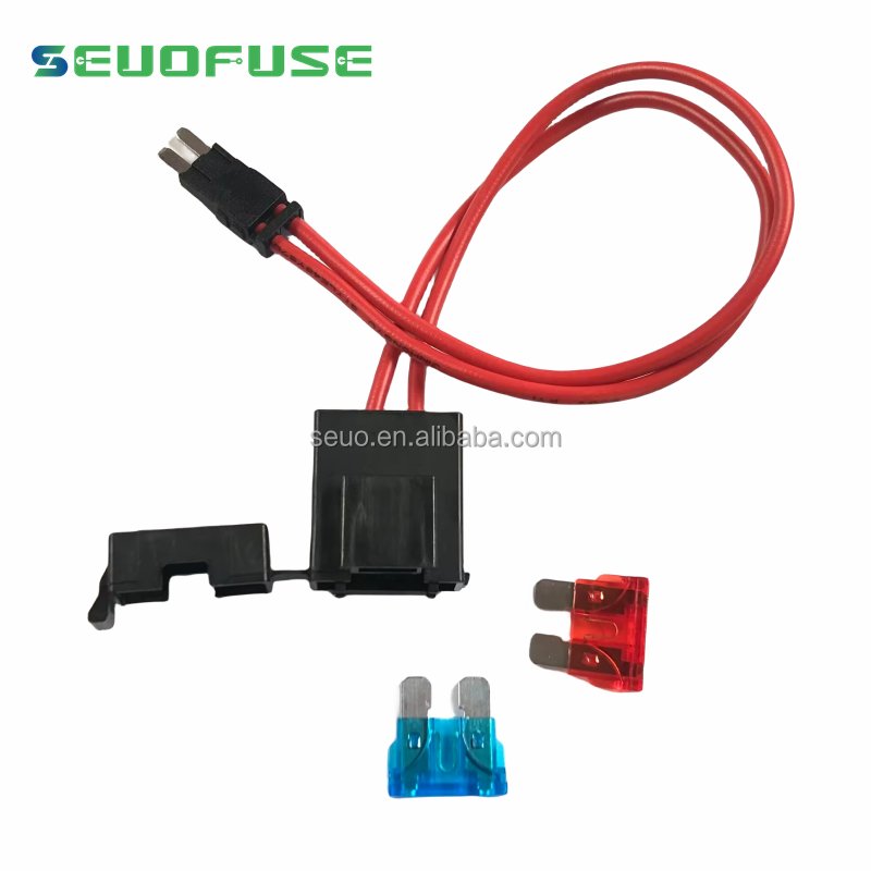 High Quality ACC blade fuse holder Standard Mini Car auto fuse Holder Adapter plug fuse wire