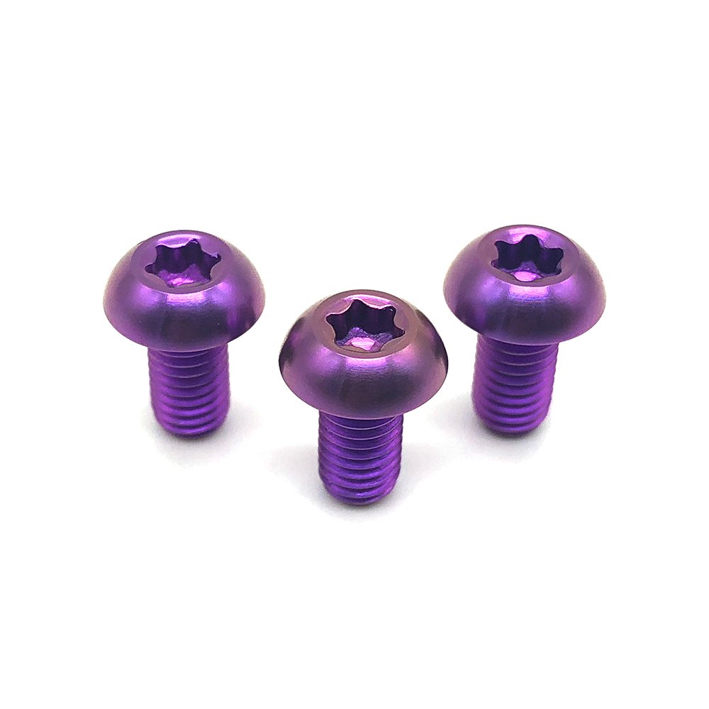 Manufacture Titanium M3M4M5M6 bolt SS304 Round Button Head 5 Lobe Star Machine Screws