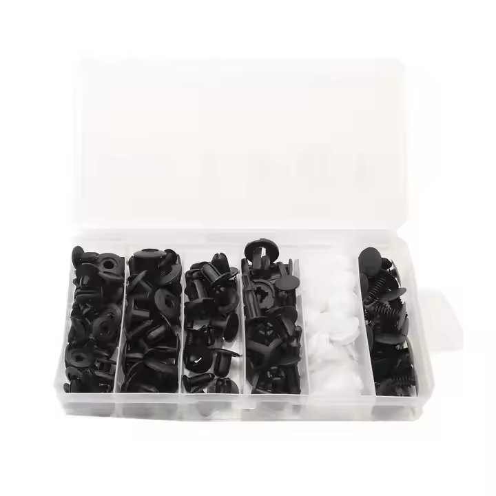 100pcs boxed clip car expansion screw plastic clip door panel fender sleeve box
