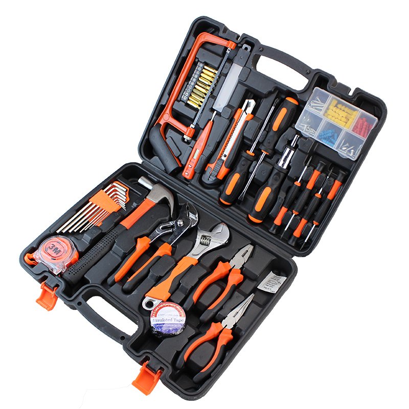 Factory Hot Sale Multi-purpose Household Tool Sets Hardware Toolbox Woodworking Tool Kit for Home Auto Repair