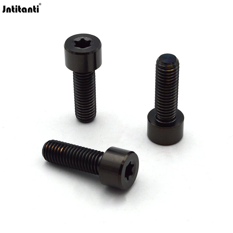 Jntitanti factory 10.9 grade Gr.5 titanium alloy Ti-6Al-4V torx head titanium screw Bolts M10x30mm for racing car