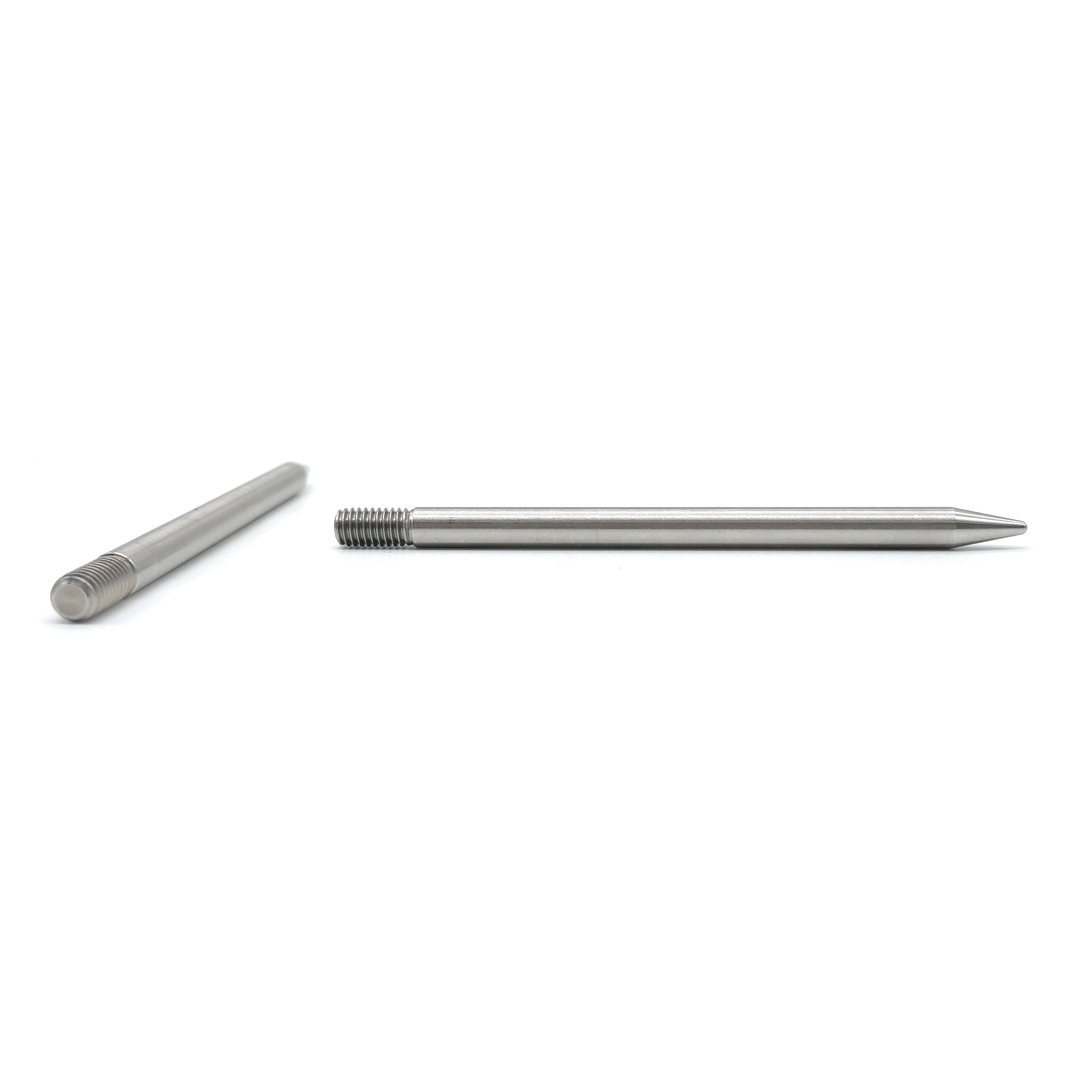 Stainless Steel 304 M5 M6 M7 M8 Threaded Pin Long Thread Dowel Pins Dowel Pin with Thread