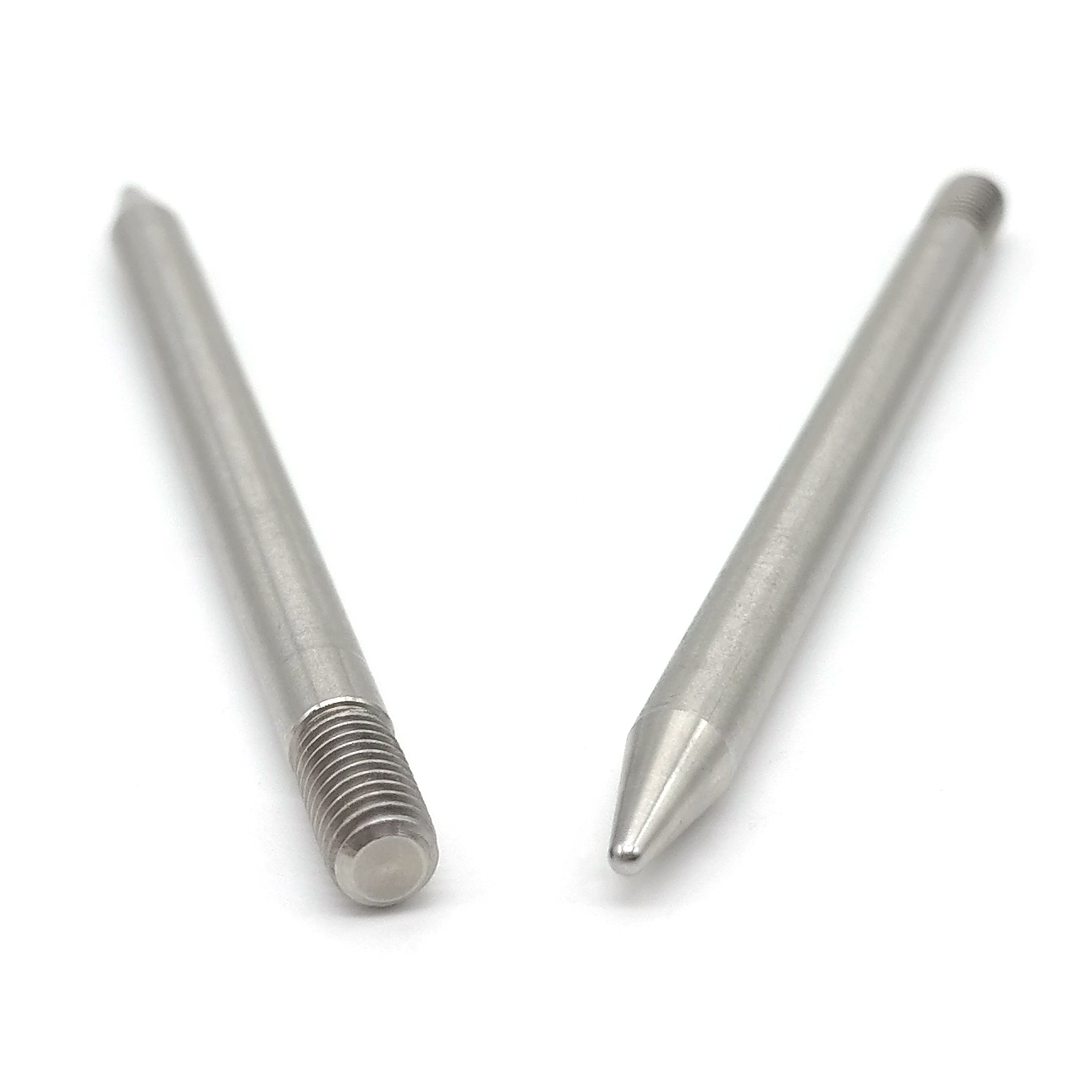Stainless Steel 304 M5 M6 M7 M8 Threaded Pin Long Thread Dowel Pins Dowel Pin with Thread