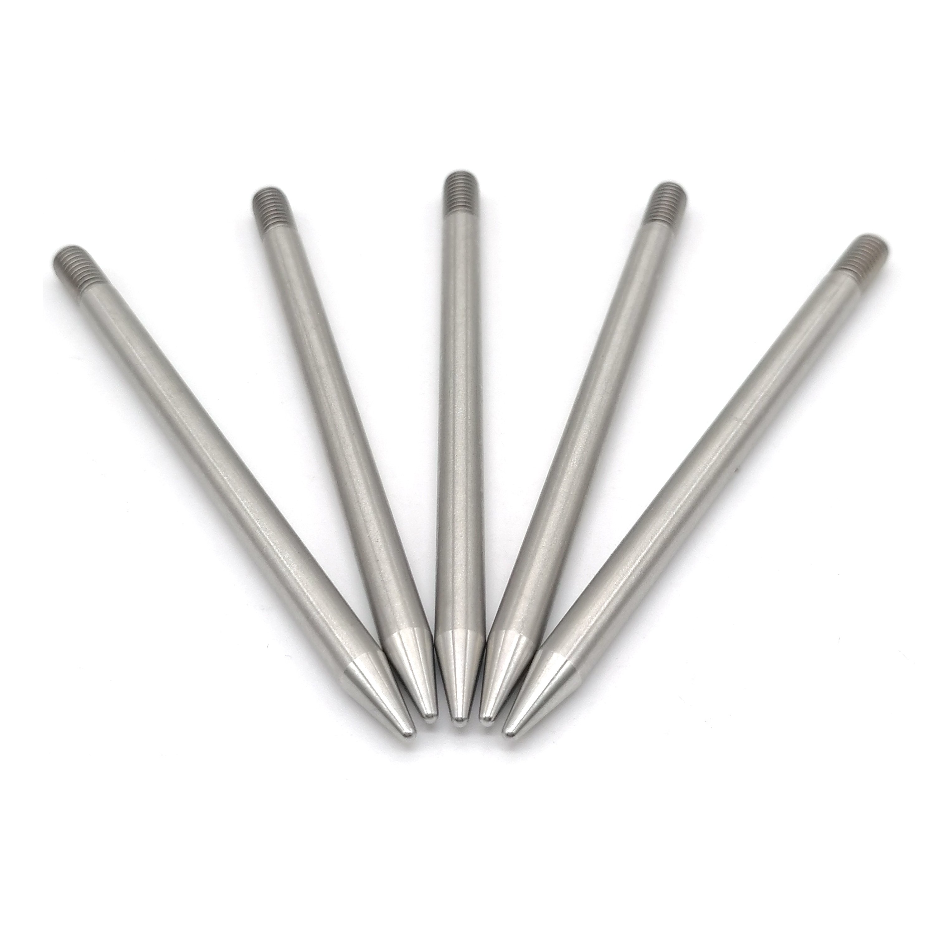 Stainless Steel 304 M5 M6 M7 M8 Threaded Pin Long Thread Dowel Pins Dowel Pin with Thread