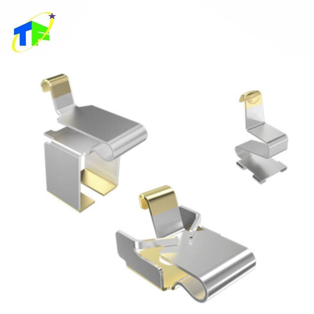 Custom Precision Stamping Stainless Steel Sheet Metal Leaf Spring Mount Plate