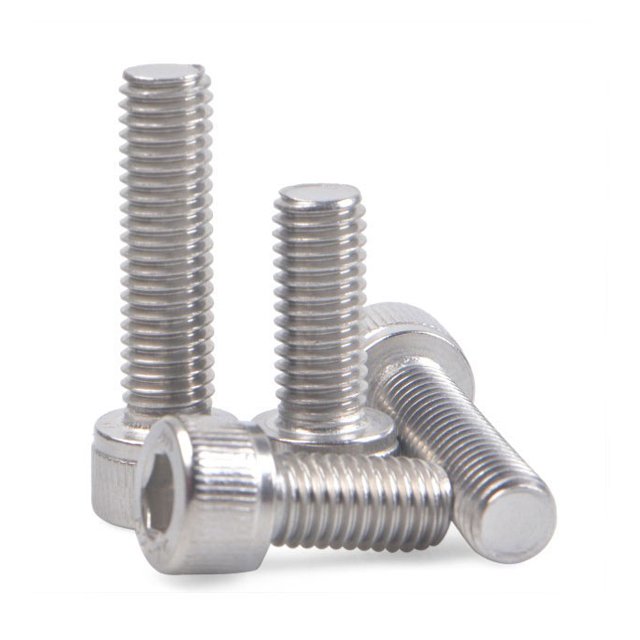 Zinc Plated DIN912 Stainless Steel Hex Socket Head Cap Screw M2.5x25 Inch M8 M12 Grade 8.8 M1.4x4mm #2-56x5/32" Allen Bolt Screw