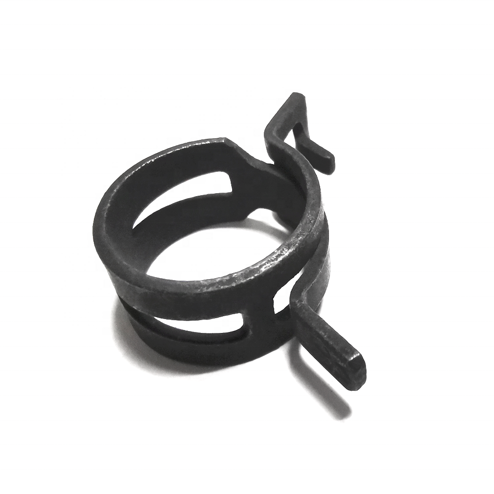 Small Diameter Adjustable 12.5mm Auto Hardware Parts Cable Galvanized Steel Spring Type Pipe Hose Clip