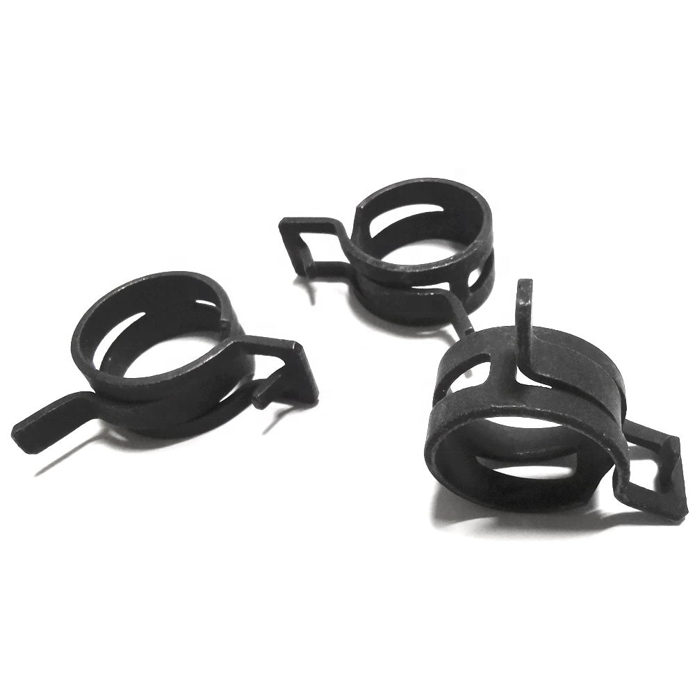Small Diameter Adjustable 12.5mm Auto Hardware Parts Cable Galvanized Steel Spring Type Pipe Hose Clip