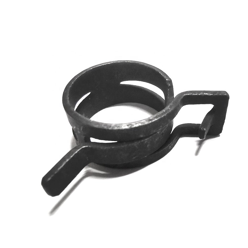 Small Diameter Adjustable 12.5mm Auto Hardware Parts Cable Galvanized Steel Spring Type Pipe Hose Clip