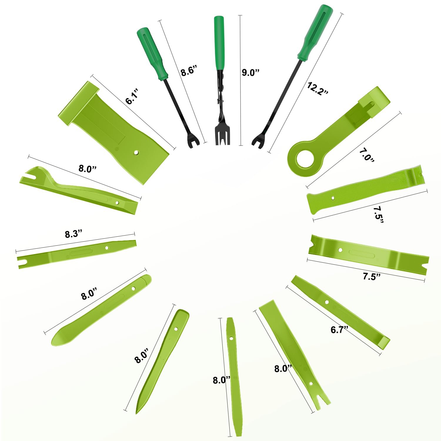 Wholesale 238Pcs Auto Push Pin Bumper Retainer Clip Set Fastener Terminal Remover Tool Adhesive Cable Clips Pry Kit