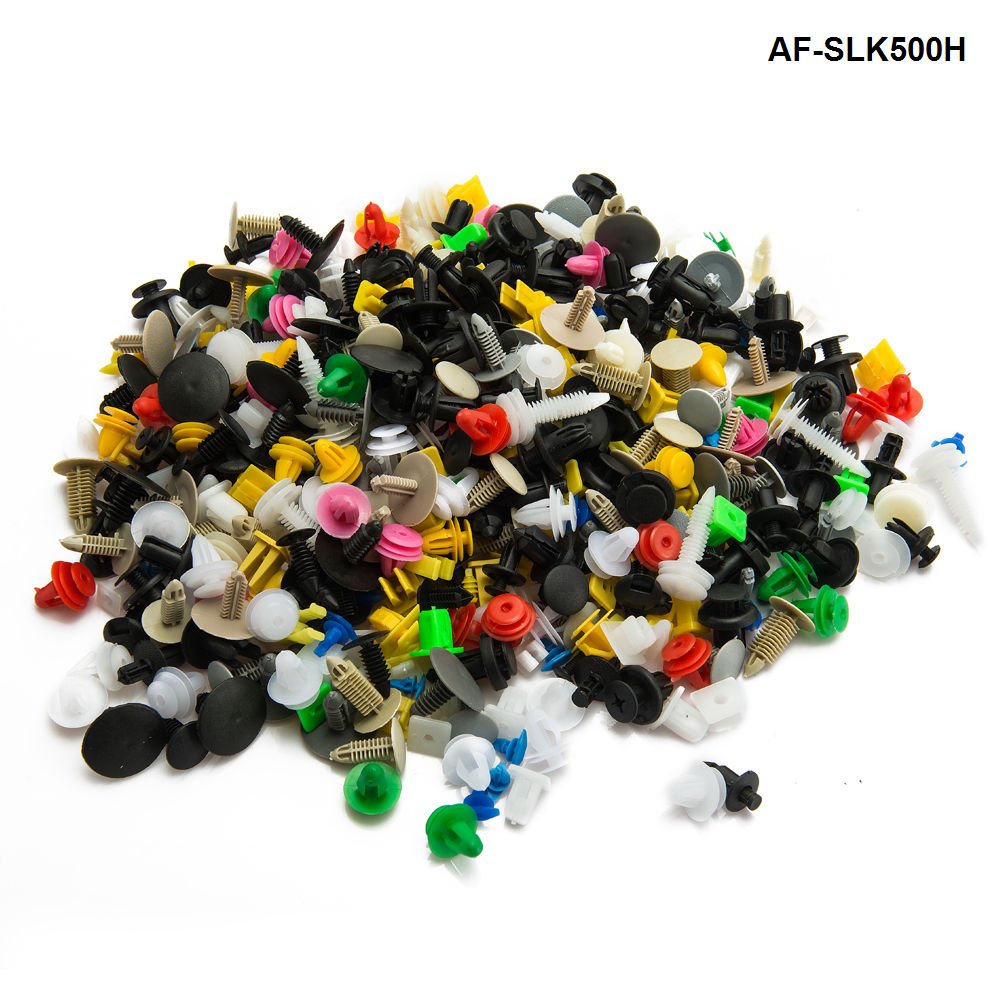 500pcs/PAK Car Door Trim Panel Clip Fasteners Auto Bumper Rivet Fastener Clip Assortments Kit Push EP-SLK500H