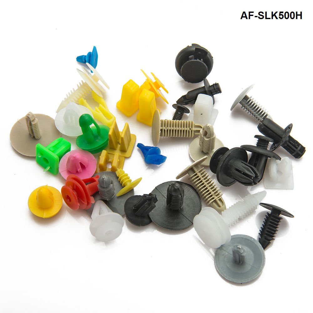 500pcs/PAK Car Door Trim Panel Clip Fasteners Auto Bumper Rivet Fastener Clip Assortments Kit Push EP-SLK500H
