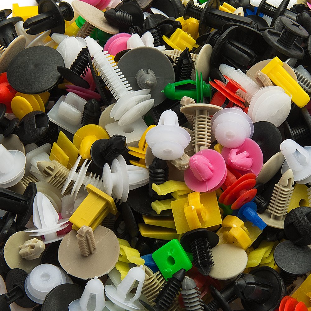 500pcs/PAK Car Door Trim Panel Clip Fasteners Auto Bumper Rivet Fastener Clip Assortments Kit Push EP-SLK500H