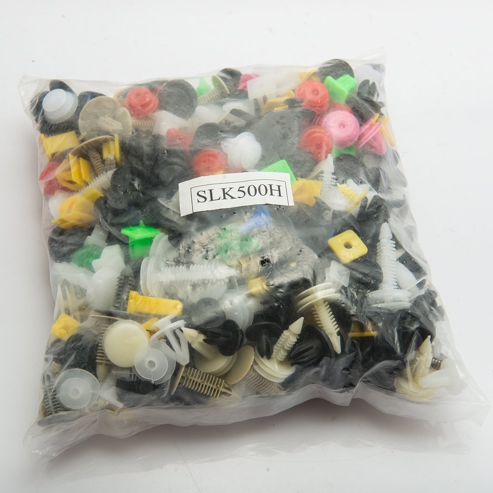 500pcs/PAK Car Door Trim Panel Clip Fasteners Auto Bumper Rivet Fastener Clip Assortments Kit Push EP-SLK500H