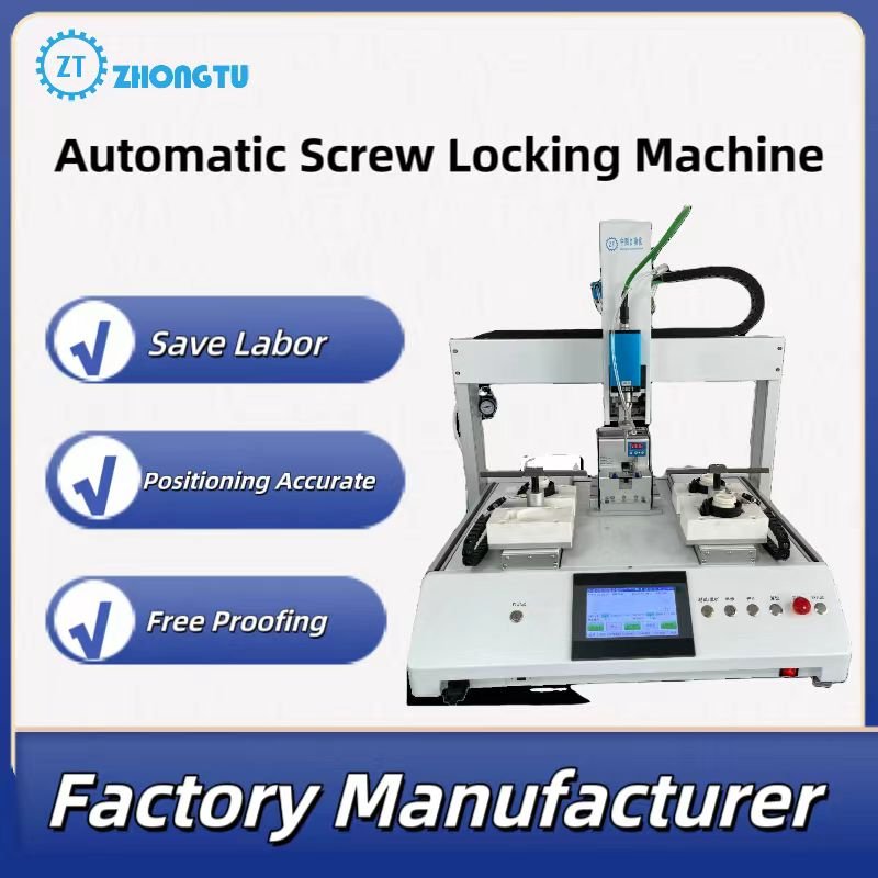 Automatic Lock Screw Machine Air Blow Feeding Type Screwing Robot Tightening Fastening Feeder Screwdriver Machine