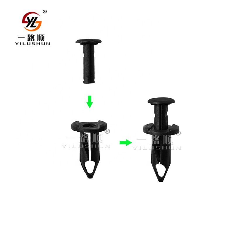 B84 500Pcs/Bag Auto Clips Factory Supply Car Body Fasteners Wholesale Plastic 6mm