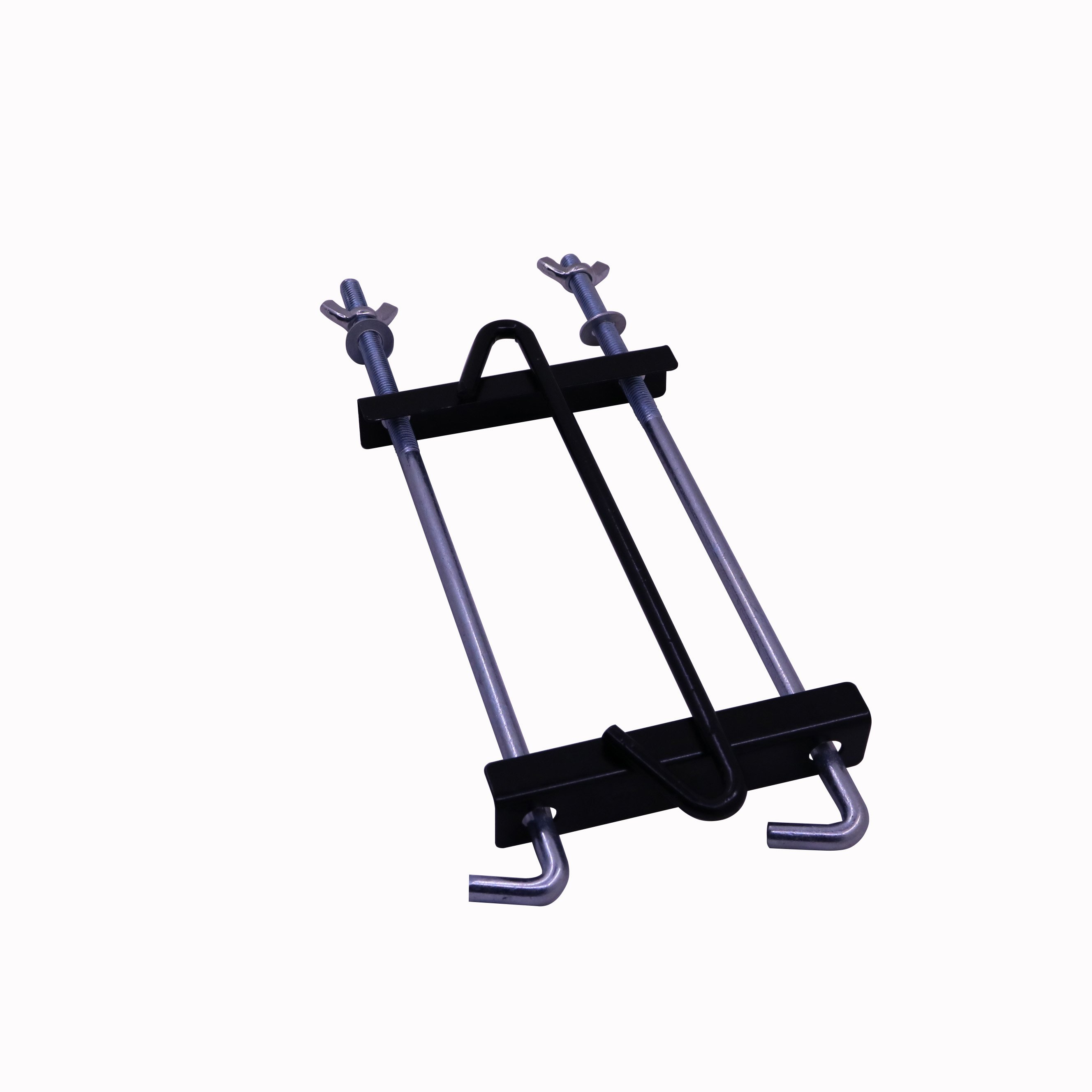 Auto Spare Parts Universal Black Silver Metal Car Battery Fasten Bracket Holder