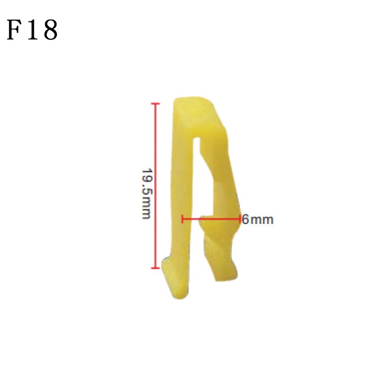F18 Car Door Panel Clips Clips Auto Fastener Rivet plastic car with nylon fastening parts rivet clips