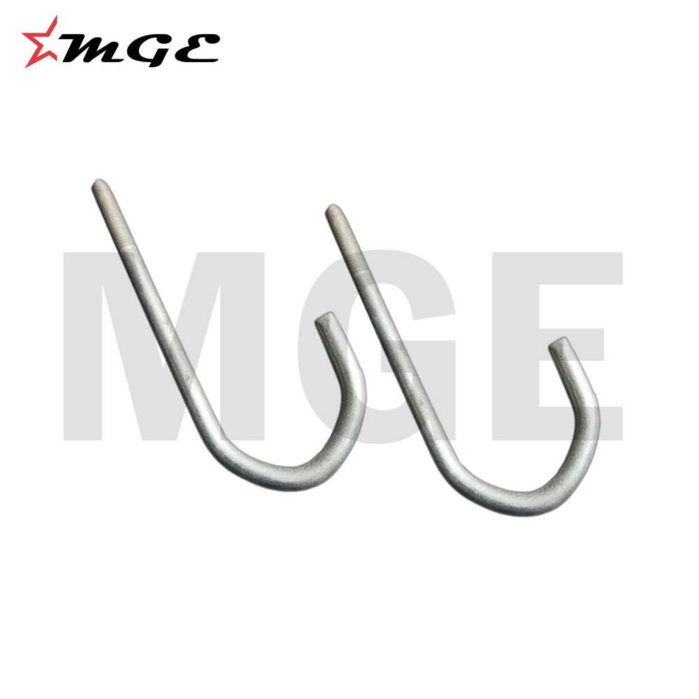 Hardware Stainless Steel J Type Foundation Bolt for Farm Implement and Industrial Machinery Parts From India