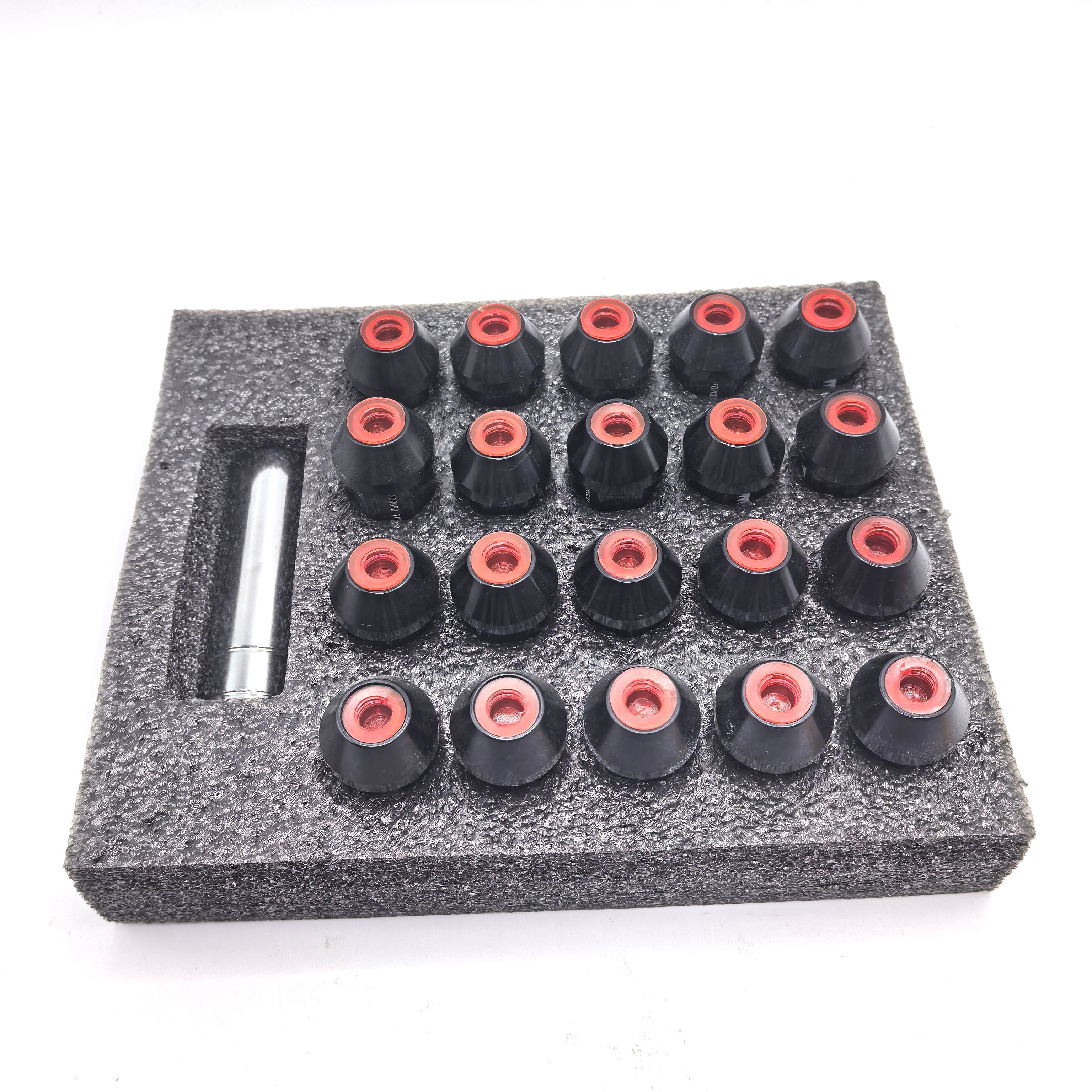 Factory Price M12x1.5 Black Car Wheel Nut for Toyota Mitsubishi Honda New Condition 16+4 Modified Iron Car Nut