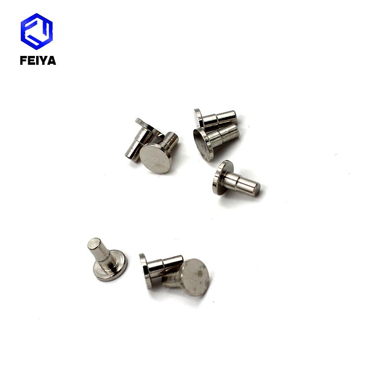 Non-Standard Stainless Steel Flat Head Round Pattern Rivets Carbon Steel with Plating Technique for Tubular Applications