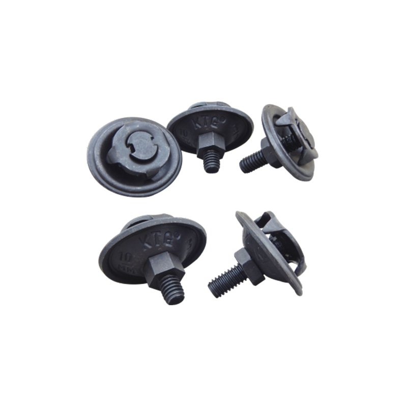 New Painted Auto Black Finish Oval Belt Fasteners