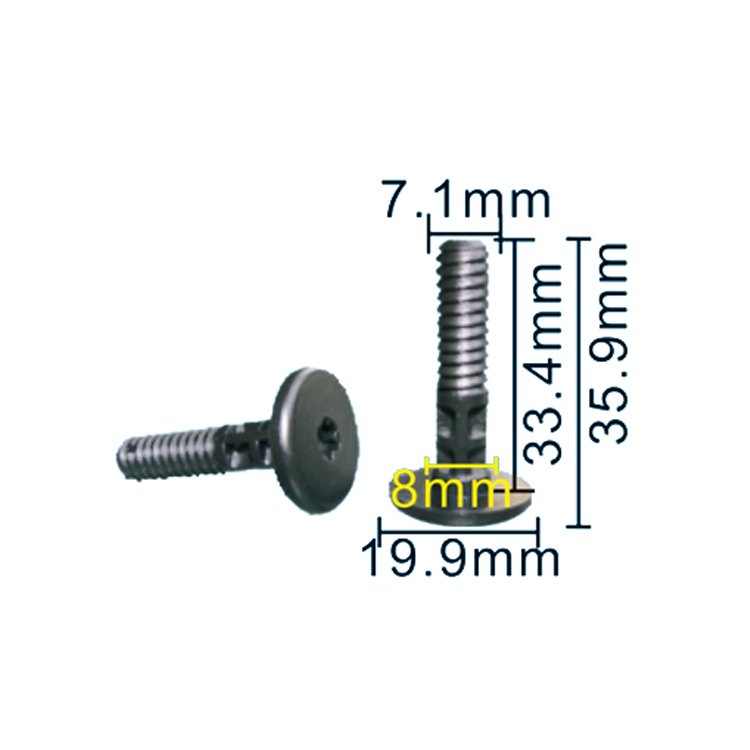 Car Lower Skirt Clips Side Skirt Bottom Trim Fastening Clips for BMW