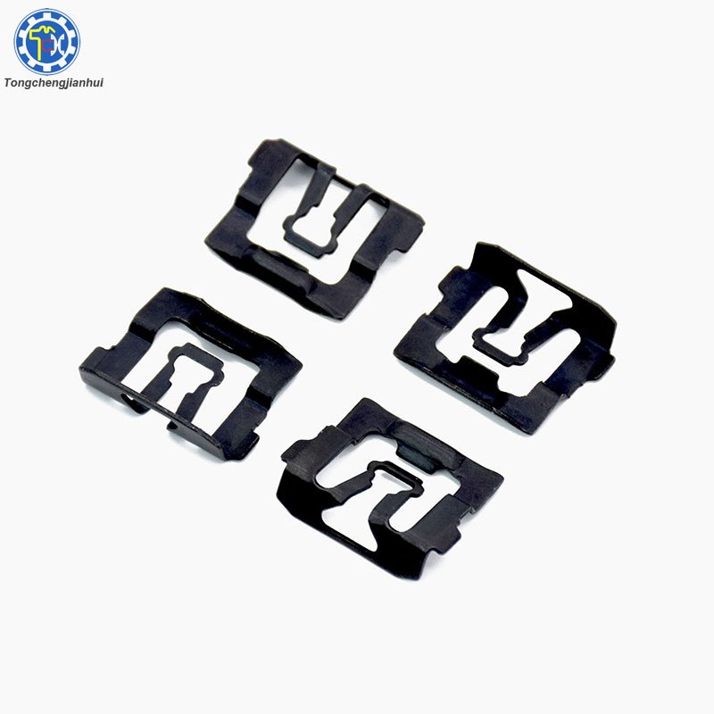 Customized Metal clips auto parts Fastener pressure manganese stainless steel parts clamp metal speed fasteners stamping part