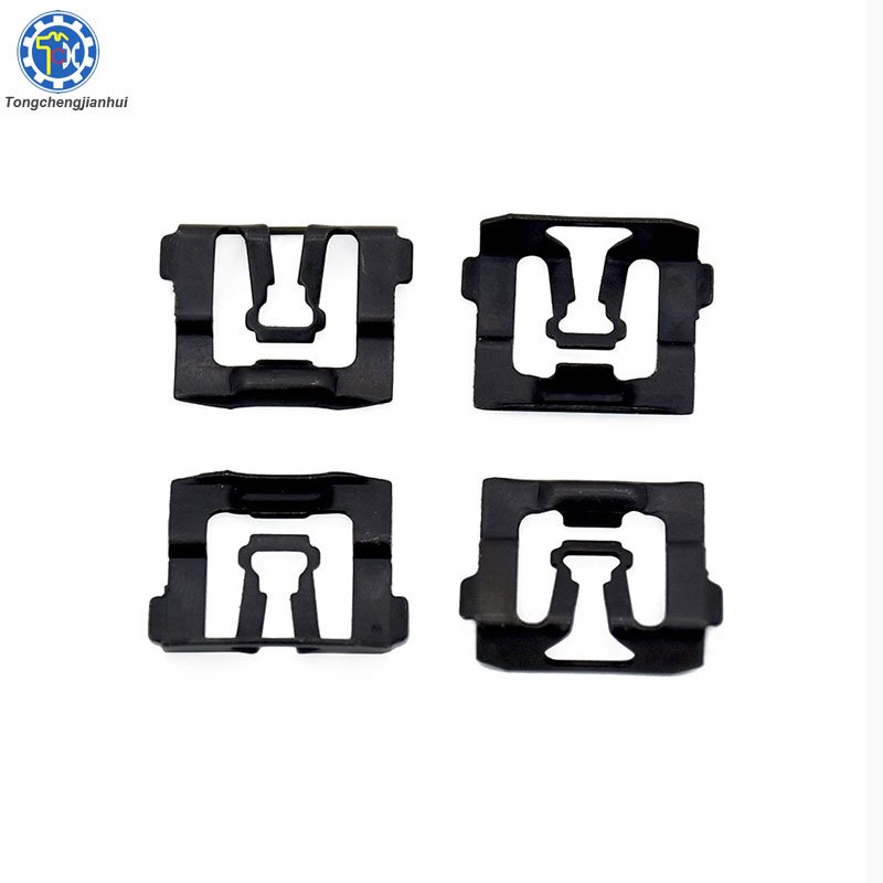 Customized Metal clips auto parts Fastener pressure manganese stainless steel parts clamp metal speed fasteners stamping part