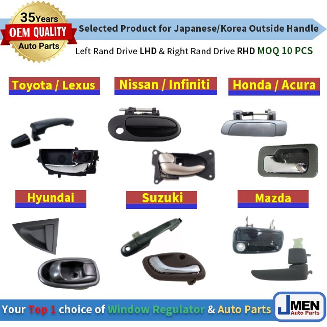 Jmen for DAIHATSU TERIOS Outside Handle Inside Outer Inner Tailgate Car Auto Body Parts