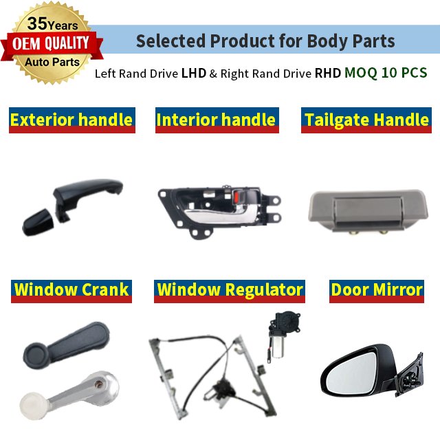 Jmen for DAIHATSU TERIOS Outside Handle Inside Outer Inner Tailgate Car Auto Body Parts