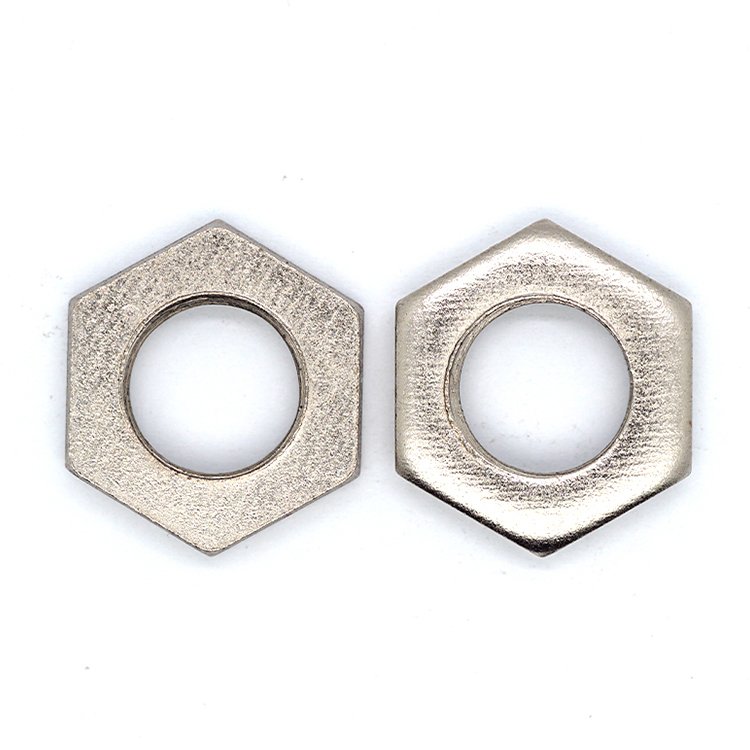Factory Wholesale Custom Made High Quality Auto Fasteners Metal Brass Hex Nut