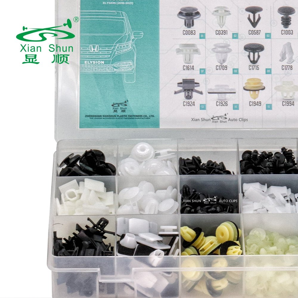 XianShun 825pcs Assortment Kits Car Fastener Clips for HONDA ELYSION 2016~2021 Universal Car Repair automotive bumper clip