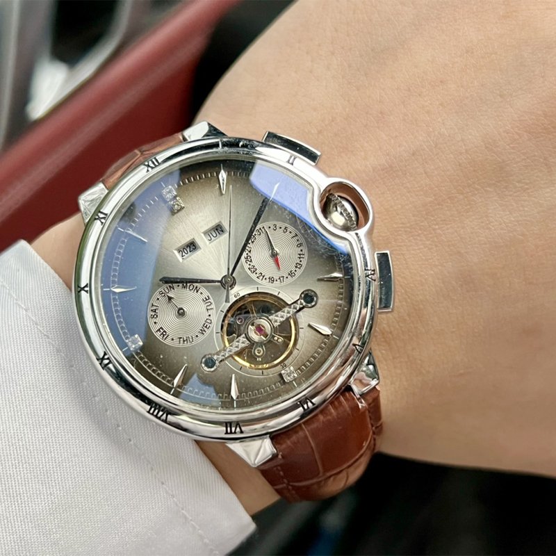 Luxury brand men's watch Automatic watch Sapphire stainless steel watch for mencartiere