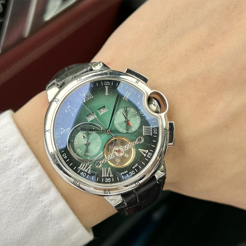 Luxury brand men's watch Automatic watch Sapphire stainless steel watch for mencartiere