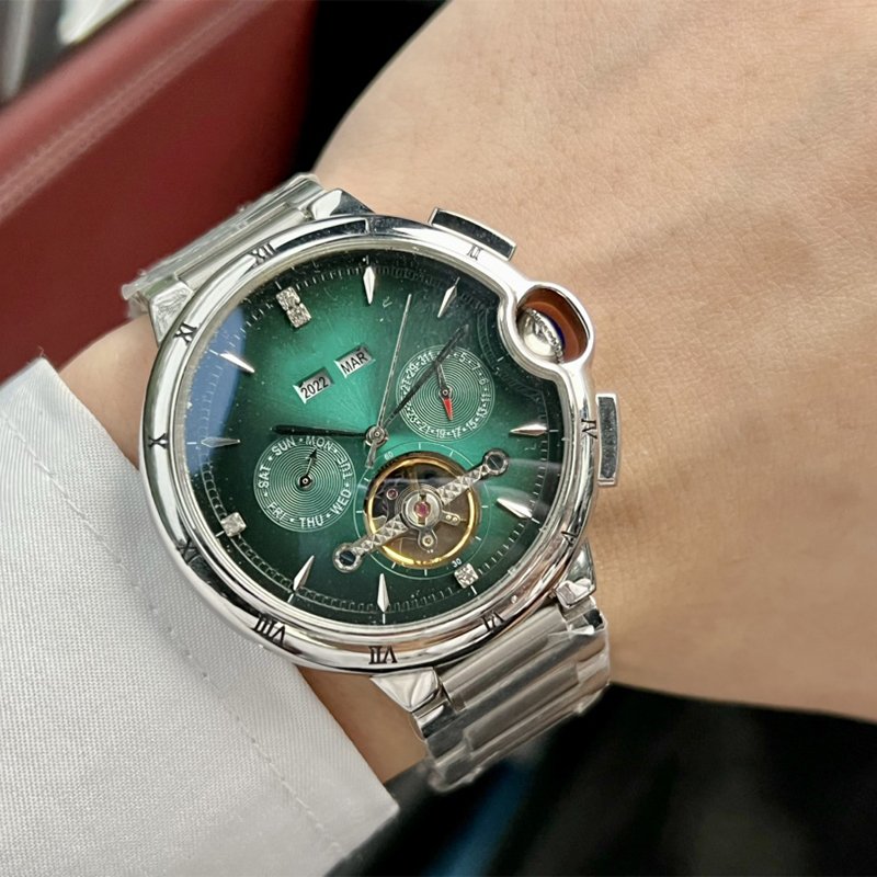 Luxury brand men's watch Automatic watch Sapphire stainless steel watch for mencartiere
