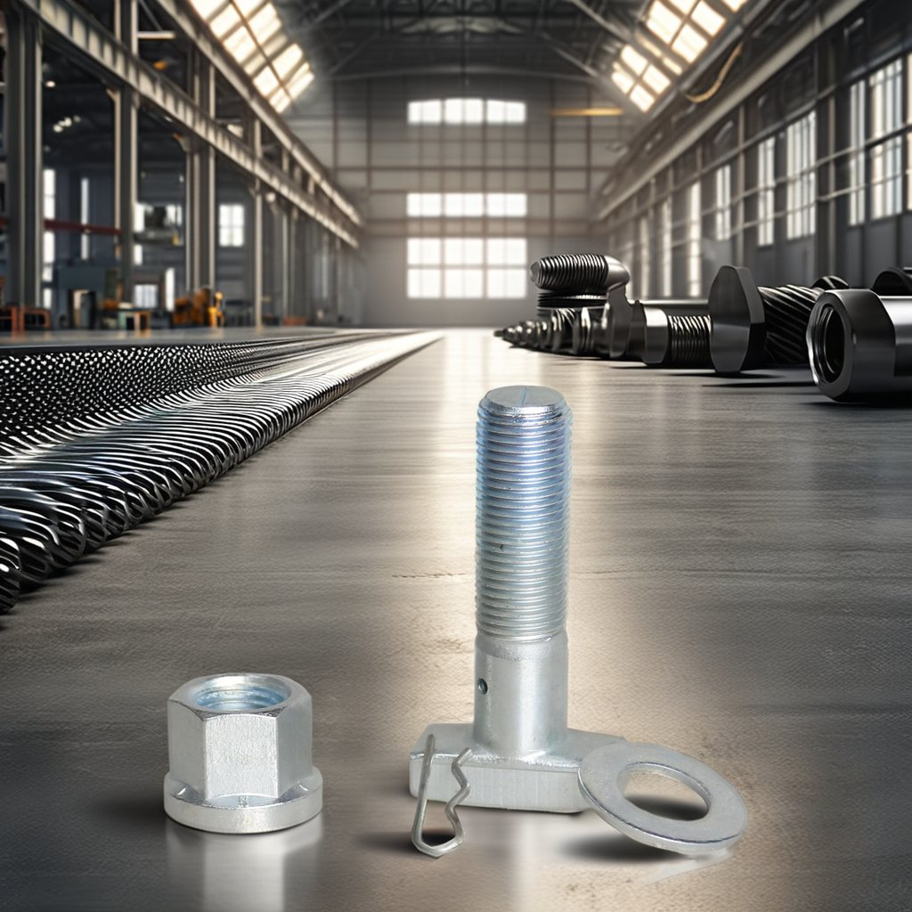 Direct Factory Sale High Quality Wear-Resistant T-Bolts and Nuts Fasteners for Volvo Wholesales Steel Material