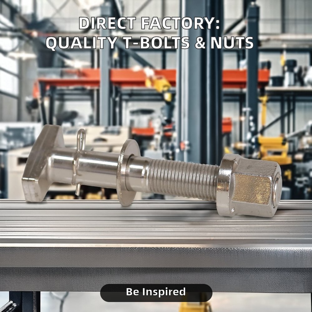 Direct Factory Sale High Quality Wear-Resistant T-Bolts and Nuts Fasteners for Volvo Wholesales Steel Material