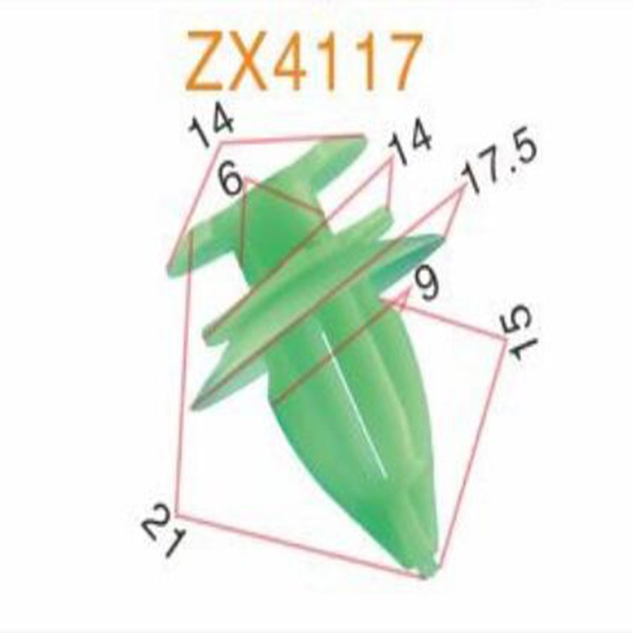 Factory Wholesale High Quality Plastic Material Auto Parts for Connection Door Panel Clips Fasteners