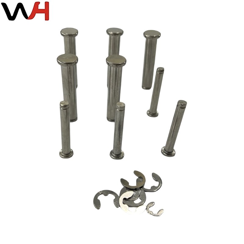 304 Stainless Steel High Precision Thread Dowel Pins Cylindrical Hollow Dowel Taper Pin With Thread