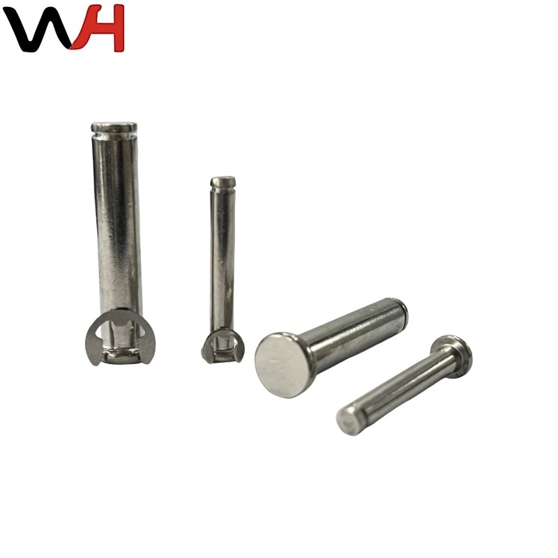 304 Stainless Steel High Precision Thread Dowel Pins Cylindrical Hollow Dowel Taper Pin With Thread