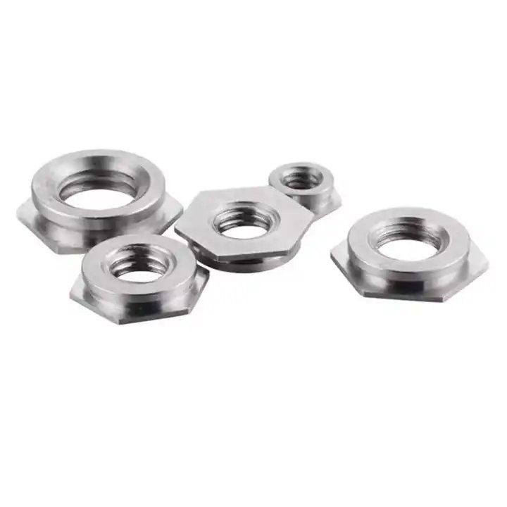 M3 304 Stainless Steel Passivated Polished Plain Hex Flush Flare In Embedded Self Clinching Insert Nut For Metal Sheet Industry