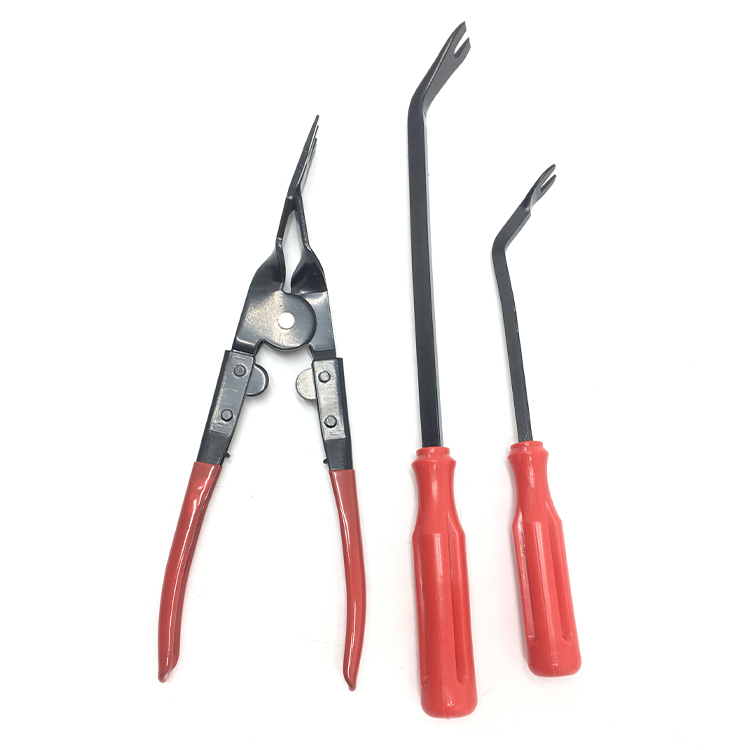 3pcs Car Panel Door Audio Trim Removal Tool Vehicle Tools Clips Pliers Trim Hand Removal Tools