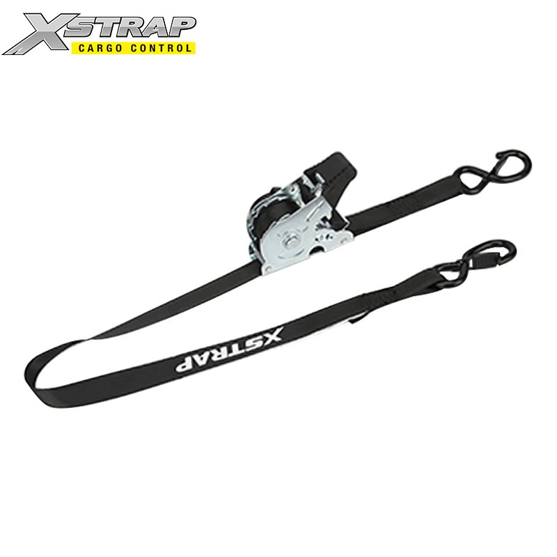 25mm Self Retracting Tie Down Straps Auto Retractable Ratchet Straps Fastening Strap with Double Hook Resistance