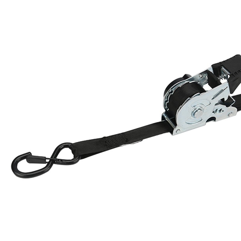 25mm Self Retracting Tie Down Straps Auto Retractable Ratchet Straps Fastening Strap with Double Hook Resistance