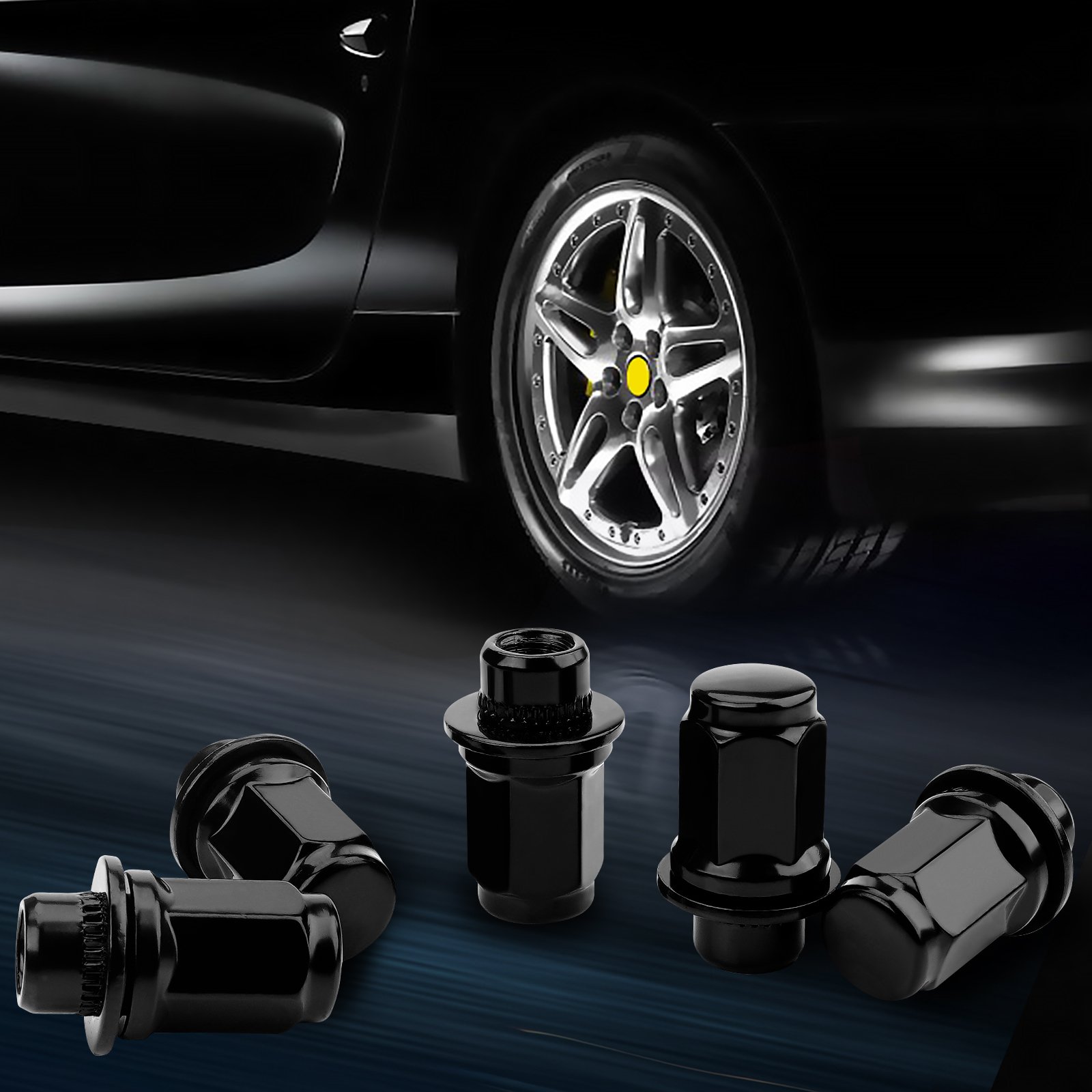 China Factory Auto Spare Parts Auto Parts 51mm Wheel Nut M14x1.5 Steel Lug Nuts Tire Screw Trailers And Truck Steel Common