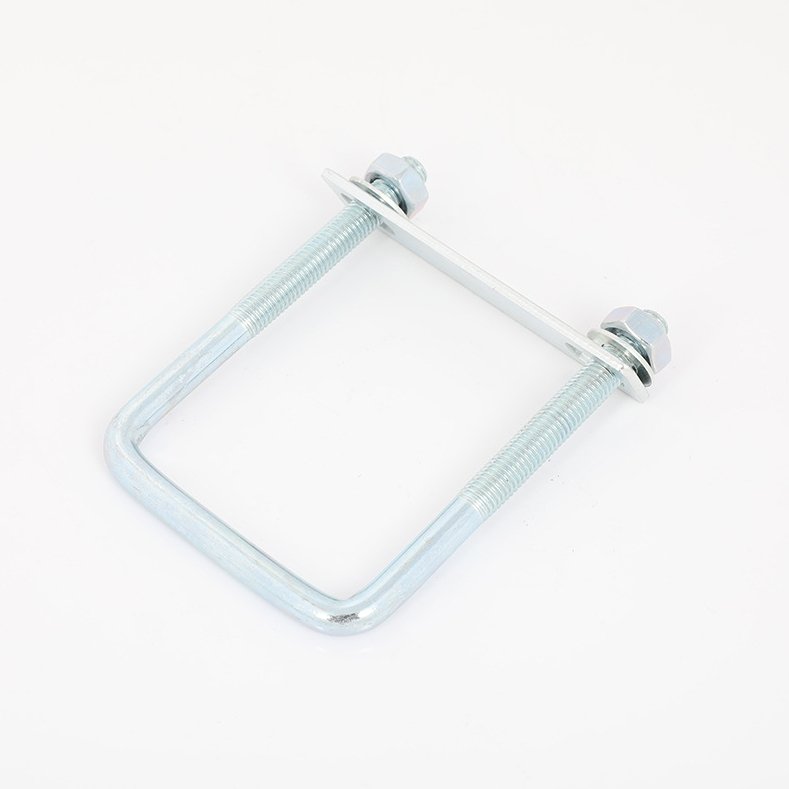 China Factory Customized Semi Trailer Suspension Part Square U Bolt With Nuts Customizable for Truck or Trailer U Bolts