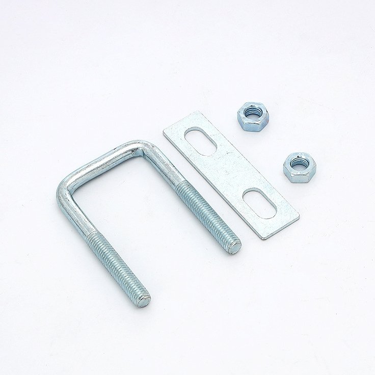 China Factory Customized Semi Trailer Suspension Part Square U Bolt With Nuts Customizable for Truck or Trailer U Bolts
