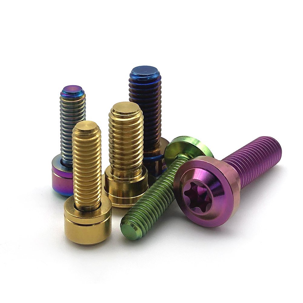 Factory wholesale DIN 7380 M3 M4 M5 M6 M7 Head Cap Screw Gr2 Titanium Screws for use in water electrolysis