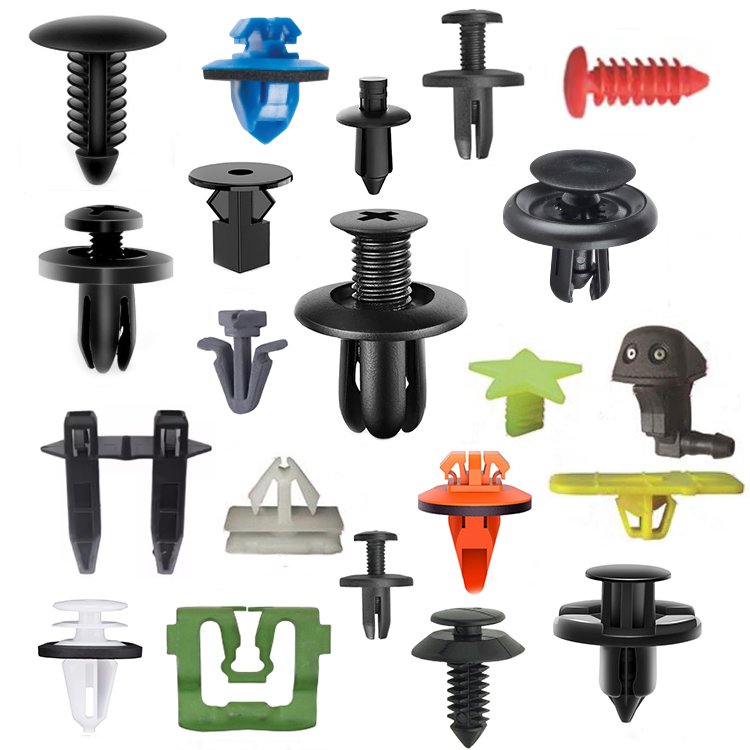 Car Headlining Overhead Retainer Clips & Fasteners MudGuard Push Pin Rivets - Door Trim Panel Fender Clips